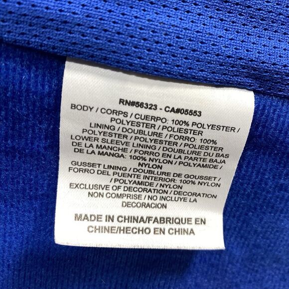 Nike Jacket Mens XXL Blue Vent Windbreaker Full Zip 90s Y2K Retro Track Golfing - Picture 13 of 14